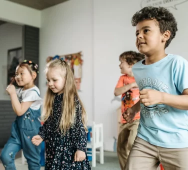 children dancing