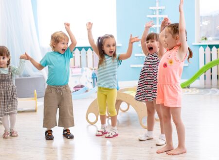 children dancing